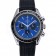 Omega Speedmaster Black Rubber Strap Blue Dial  622043