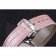 Omega DeVille Prestige Co-Axial Diamond Silver Case Mother-Of-Pearl Dial Pink Leather Strap