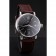 IWC Portofino Black Dial Stainless Steel Case Brown Leather Strap