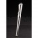 MontBlanc Silver Ballpoint Pen With MB Engraved Curved Silver Cap