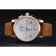 Montblanc Twinfly Chronograph White Dial Brown Suede Leather Bracelet 1454116
