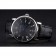 Cartier Rotonde Date Black Dial Stainless Steel Case Black Leather Strap