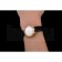 Patek Philippe Calatrava White Dial Diamond Hour Marks Double Ribbed Bezel Gold Case Black Leather Strap