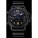 Panerai Luminor Submersible Flyback Date Black Dial Yellow Markings Black Ionized Case Black Rubber Strap