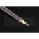 Christian Dior Gold Rimmed Fully Embossed Plum Slim Ballpoint Pen  622755