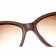 Cartier Golden Logo Detail Dark Red And Beige Frame Sunglasses 308275