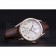 Tag Heuer Carerra Calibre 6 White Dial Red Numbers Brown Leather Band  622161