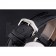 Cartier Rotonde Date White Dial Stainless Steel Case Black Leather Strap