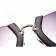 Miu Miu Rounded Cut Off Cat-Eye Black Sunglasses 308040