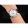 Swiss Patek Philippe Split Seconds Chronograph White Dial Silver Numerals Stainless Steel Case Black Leather Strap