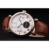 Vacheron Constantin Tourbillion White Dial Rose Gold Case Brown Leather Bracelet
