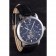 Vacheron Constantin Tourbillon Black Dial Stainless Steel Case Black Leather Bracelet