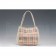 Burberry Small Haymarket Check Tote Bag White 607798