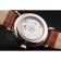 Vacheron Constantin Tourbillion White Dial Rose Gold Case Brown Leather Bracelet