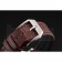 IWC Portofino Silver Dial Stainless Steel Case Diamonds Bezel Brown Leather Strap