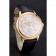 Swiss Vacheron Constantin Traditionnelle Power Reserve White Dial Gold Case Black Leather Strap