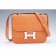 Hermes Constance Orange with Silver Buckle