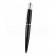 Cartier Silver Rimmed Black Ballpoint Pen  622758