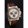 Rolex Cosmograph Daytona Gold Case Black Subdials Brown Leather Bracelet   622634