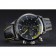 Maurice Lacroix Pontos S Supercharged Black And Yellow Dial Black Leather Bracelet 1454223