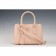 Prada Saffiano Mini Double Zip Tote Beige
