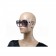 Cartier Double C Decor Black And Blue Sunglasses  308252