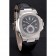 Patek Philippe Nautilus Black Dial Stainless Steel Case Black Leather Strap