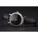 Patek Philippe Calatrava Black Dial Double Ribbed Bezel Stainless Steel Case Black Leather Strap