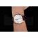Mido Multifort Brown Croco Leather Strap White-Silver Dial 80300