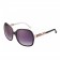 Hermes Large Oversized White Frame Sunglasses with Metallic Logo 308105