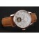 Patek Philippe Grand Complications Day Date Tourbillon White Dial Rose Gold Case Brown Suede Leather Strap 1453813