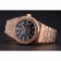Swiss Audemars Piguet Royal Oak Black Dial Rose Gold Case And Bracelet