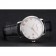 Blancpain Villeret Ultra Slim White Groved Dial Gold Numerals Stainless Steel Case Black Leather Strap