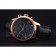 Omega DeVille Rose Gold Bezel with Black Dial and Black Leather Strap  621569