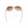 Hermes Oversized Round Frame Beige Sunglasses 308098
