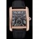 Cartier Tank MC Black Dial Gold Case Black Leather Strap  622580