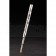 MontBlanc Silver Trimmed Thick Rounded Black Enamel Ballpoint Pen With MB Engraving 98060