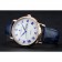 Patek Philippe Calatrava White Dial Blue Roman Numerals Gold Case Blue Leather Bracelet 1454056
