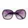 Hermes Large Oversized Black Frame Sunglasses with Metallic Logo 308101
