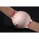 Swiss Cartier Ballon Bleu de Cartier White Dial Diamonds Case Pink Leather Bracelet  622553