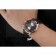 Emporio Armani Classic Chronograph Black Dial Rose Gold Case Black Leather Bracelet  622333