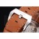 Panerai Radiomir Stainless Steel Bezel Orange Leather Bracelet  622317