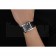 Cartier Tank MC Black Dial Stainless Steel Case Black Leather Bracelet  622690