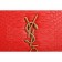 Saint Laurent Monogram Tassel Clutch Python Leather Gold Hardware Red Bag 18926882