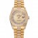 Swiss Rolex Day-Date Diamond Pave Gold Dial Gold Diamond Bracelet 1453954