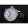 Swiss IWC Portuguese White Dial Blue Numerals Silver Case Black Leather Bracelet 1453913