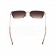 Miu Miu Square Cut Off Brown Frame Sunglasses 308438