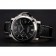 Swiss Panerai Luminor Marina Black Dial Stainless Steel Case Black Leather Strap
