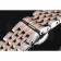 Patek Philippe Calatrava Ladies White Dial Blue Numerals Rose Gold Case Two Tone Bracelet 1453830