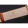 Swiss Rolex Cellini White Guilloche Dial Gold Case Light Brown Leather Strap
